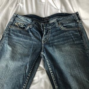 Silver Aiko Jeans
